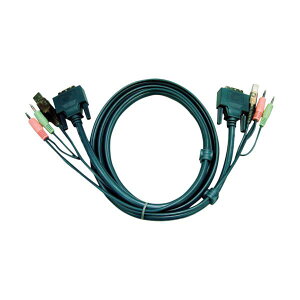 ATEN DVI KVM�P�[�u�� 1.8m 2L-7D02U
