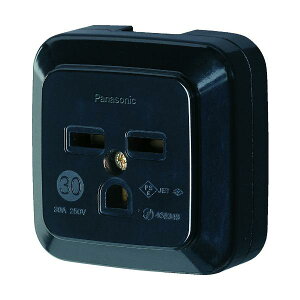 Panasonic �ڒn2P30A�p�^�R���Z���g ���^ �u���b�N WK36301BP