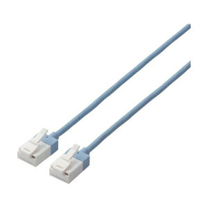 ELECOM �ܐ܂�h�~�X�[�p�[�X����LAN�P�[�u��CAT6A���� 1.0m �u���[ LD-GPASST/BU10