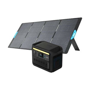 Anker �|�[�^�u���d��+�\�[���[�p�l�� Solix C1000 �u���b�N with Solix PS400 �o���h���Z�b�g PS4-A1761511��݌Ɍ����