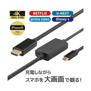 RATOC USB Type-C to HDMI �ϊ��P�[�u��(PD�Ή��E1m) RS-UCHD4K60-1M