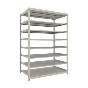 TRUSCO(�g���X�R) �X�`�[�����b�N �����b�N(�I�����^�C�v�A�ω׏d100Kg)1500×595×H2400 8�i�P�� �l�I�O���[ UL8568 NG��L��