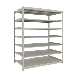 TRUSCO(�g���X�R) �X�`�[�����b�N �����b�N(�I�����^�C�v�A�ω׏d100Kg)1500×875×H1800 7�i�P�� �l�I�O���[ UL6597 NG��L��