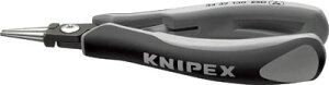 ☆KNIPEX/クニペックス 3432-130ESD 丸口 エレクトロニクスプライヤー 輸入 工具