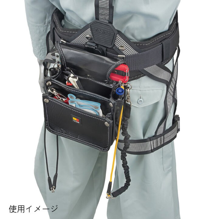 楽天市場】☆TAJIMA/タジマ SFKBN-KG2S 着脱式腰袋 釘袋 2段小 胴 