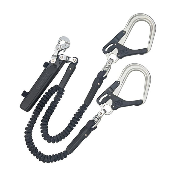 ☆TAJIMA/タジマ A1JR150-WL8BK ハーネス用 ランヤード 蛇腹ダブル L8 工具ショップ ダイワアドテック 軽防振用底部ラバー付(ステンレス) ▼160-9812 D-A3-8-60SUS 1個
