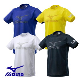 ☆ミズノ/MIZUNO　F2JA0180　KUGEKIシャツ半袖　メンズ　ホワイト (01)　ネイビー　(14)　ブルー　(25)　イエロー　(45)　（M・L・XLサイズ）