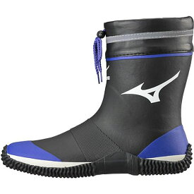 【特価】☆ミズノ/MIZUNO F3JBN00109　ワークブーツ　ハーフタイプ　長靴 ジャスタフィット　NH1　ブラック×ブルー (09)　23.0〜28.0cm