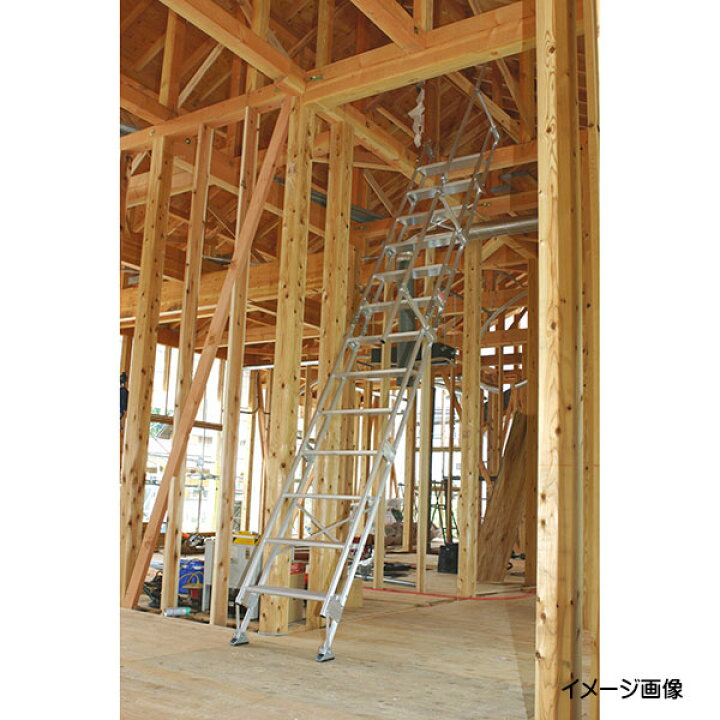 楽天市場】【代引き不可】☆長谷川/ハセガワ K-13-600 アルミ仮設階段 
