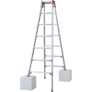 【代引き不可】☆長谷川工業/ハセガワ RYZ-21d はしご兼用伸縮式脚立 RYZ型 7段 ワンタッチバー付 (10889)