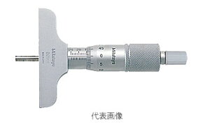 ☆ミツトヨ/Mitutoyo DMS60-25W 128-103 単体形デプスマイクロメーター 測定面超硬合金チップ付 デプスゲージ 一般校正付