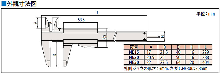 楽天市場】☆ミツトヨ/Mitutoyo NE20 531-102 Ｍ型自動ストップノギス