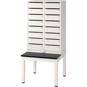 【法人向け】☆山金工業 SP-208S セキュリティポスト(スタンド付き) 16マス(2列8段) ヤマテック 組立式 SP208S 【代引き不可】【返品不可】【車上渡し】