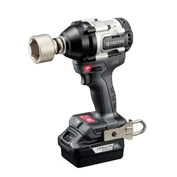 楽天市場】☆京セラ DIW185L5 充電式インパクトレンチ 18V （電池 