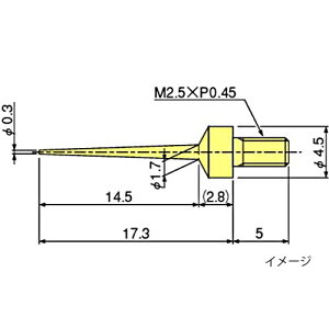 ☆テクロック ZS-523 ダイヤルデプス用測定子(DM210用)