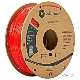 【代引き不可】☆武藤工業／MUTOH(ムトー)　PolyLite PLA-RED　【Polymaker社製】PolyLite PLAフィラメント　線径175mm　1kg　RED　アカ