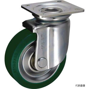 ☆ウカイ/岐阜産研 RFJM-130 JM型 重荷重用旋回キャスター 鋼板製ウレタン車輪