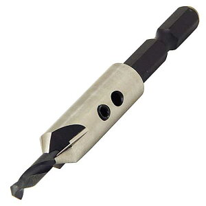 【メール便対応】★SK11 SHSD-4 4X10.5 六角軸ハイス皿取錐 3枚刃 4.0mm 皿取径10.5mm 6.35mm六角軸  藤原産業