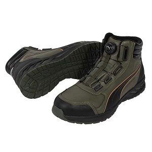 ☆プーマ/PUMA NO.63.362.0 RIDER 2.0 OLIVE DISC MID ライダー2.0・オリーブ・ディスク・ミッド (25.0cm〜28.0cm) JAPAN ATHLETIC 作業靴 セーフティシューズ