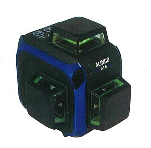 ☆STS/ALINCO ALC-44G フルライングリーンレーザー墨出器 (電池・受光器・ケース付)   コード(5357915)