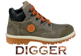 ☆ディーケ/DIKE 21021-414　男性用作業靴　ディガー/DIGGER　クレタグリーン　イタリア製　安全靴