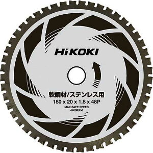 �y���[���֑Ή��z��HiKOKI/�����H�@�@0040-2523�@CD7SA�p�`�b�v�\�[�J�b�^�[�@��|�ށE�X�e�����X�p�@180mm×20�@48���n