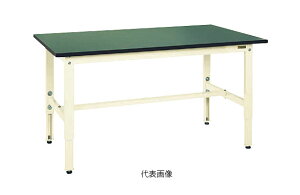 【代引き不可】☆サカエ TKK6-189FEI 軽量高さ調整作業台TKK6タイプ(RoHS10指令対応) サカエリューム天板 W1800×D900×H600〜800mm アイボリー (038439)