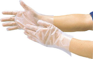 ☆TRUSCO/トラスコ中山 DPM-1833-S ポリエチレン製使い捨て手袋 Sサイズ (100枚入)   コード(7655592)