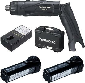 【1.9Ah新登場】パナソニック 充電スティックドリルドライバー EZ7410 3.6V 21段クラッチ 高速・低速切替 オートストップ機能 ブラック EZ7410F03D-B