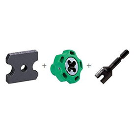 【バリ取りセット】パナソニック全ネジカッター純正刃W3/8 2枚1組 EZ9SBW31＋ベッセルバリトリビットA20ZB55＋トリマ　バリ取り用W3/8（0030-85）