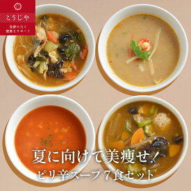 夏に向けて美痩せ！ピリ辛スープセット 7食