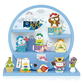 【サンリオキャラクターズ】木製端午の鯉飾り 円型 木製 コンパクト ミニ かわいい おしゃれ サンリオ 五月人形 男の子 鯉のぼり 端午の節句 送料無料 05-230030