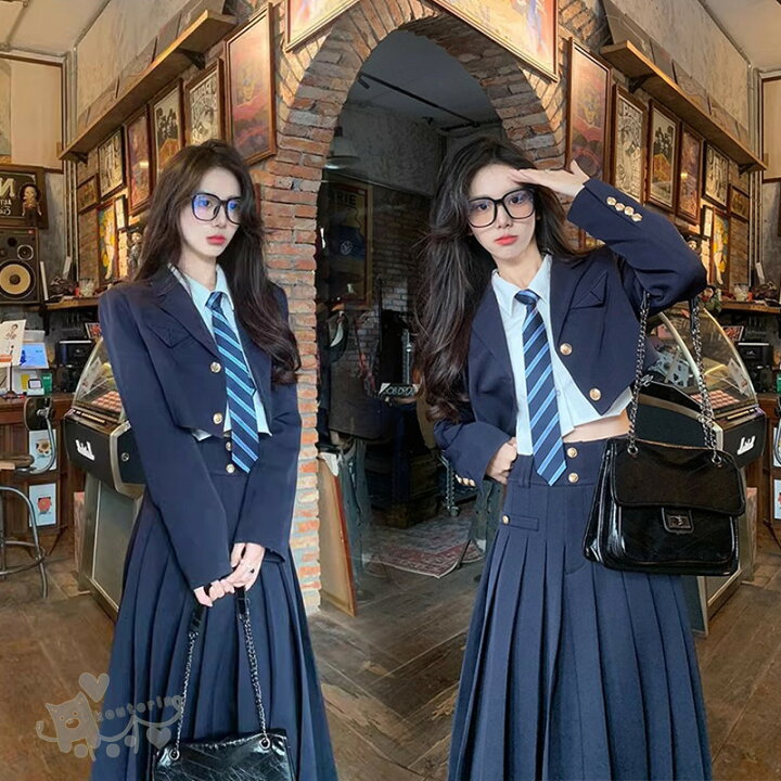 楽天市場】フォーマルスーツ 卒業式 スーツ 女の子 韓国 制服 高校生 