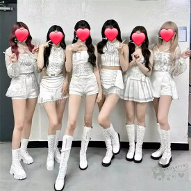 kpop 衣装 ダンス衣装 セットアップ レディース 大人 韓国 アイドル 衣装 白 へそ出し スカート タンクトップ セクシー ショートパンツ ダンス ステージ衣装 長袖 チーム K-pop衣装 ダンス チアガール ダンス スーツ 応援団 ギャル服 hiphop 衣装 送料無料