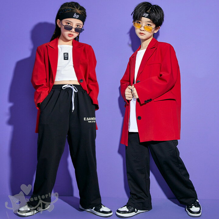 楽天市場】キッズダンス衣装 ヒップホップ 男の子 女の子 無地 長袖 