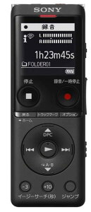 �\�j�[ IC���R�[�_�[ usb 4GB ���^�E�y��/S�}�C�N�E�V�X�e�� / �ő�22���ԘA���g�p �N���A�{�C�X�@�\���� �u���b�N ICD-UX570F B