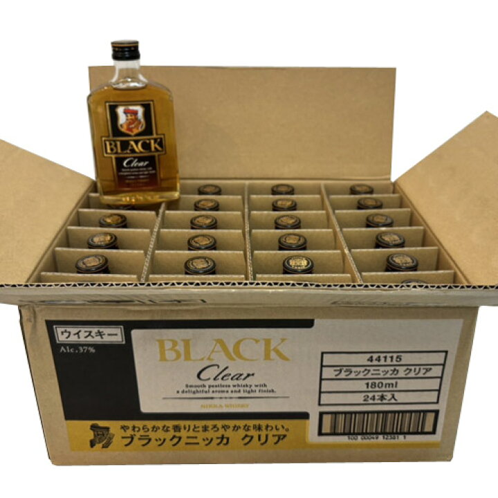 楽天市場】ニッカウヰスキー ブラックニッカ クリア（180ml）×24本（1 
