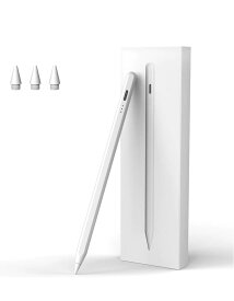 iPad 2018-2024用ペンシル 15分急速充電iPad タッチペン タブレット スマホ アンドロイド対応 スマートフォン iPhone 細い イラスト ゲーム ビジネス 学業 ツムツム 黒 白 ブラック ホワイト プレゼント ギフト 超長使用時間