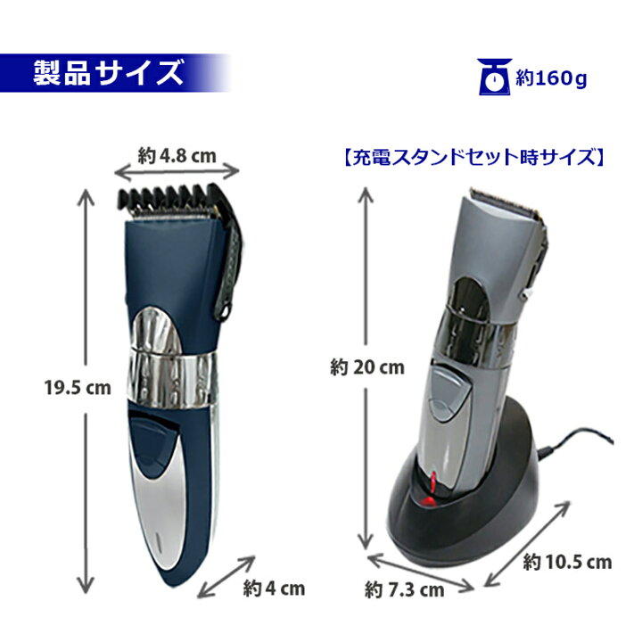 楽天市場】【累計2万台超!! 人気商品!!】バリカン 水洗い 散髪 充電式 