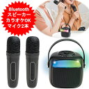 スピーカーbluetooth カラオケセット 家庭用 カラオケ 機器 bluetooth カラオケ マイク スピーカー スマホ接続 カラオ…