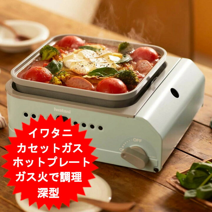 楽天市場】岩谷 Iwatani イワタニ ホットプレート カセットガス 1人用 