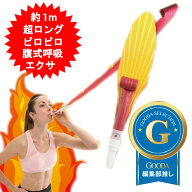 腹式呼吸 ロングブレス 腹式呼吸エクサロングピロピロ インナーマッスル 吹き戻し ダイエット 小顔 表情…
