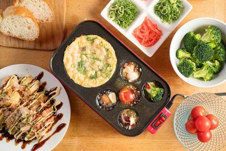 楽天市場】ギガたこ焼き器 ライソン メガ たこ焼き器 電気 たこやき