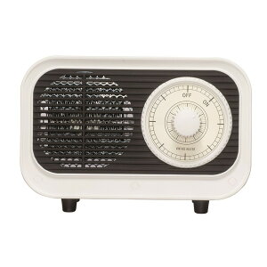 ヒーター 足元 オフィス ROOMMATE ビンテージモデル ミニセラミックヒーター RM-117B セラミックヒーター 暖房機 おしゃれ 電気ストーブ 電気ヒーター 温風 冬 防寒 暖房器具 暖房 暖かい ホワイ