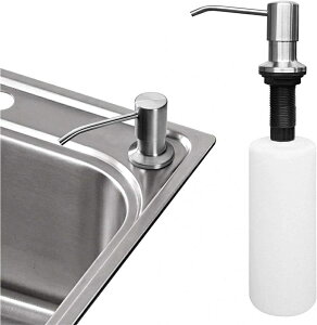 【P10倍!】 シンクソープディスペンサー 500ml 埋め込みディスペンサー 詰め替え用ディスペンサー ソープディスペンサー 埋め込み シンクのディスペンサー プレゼント
