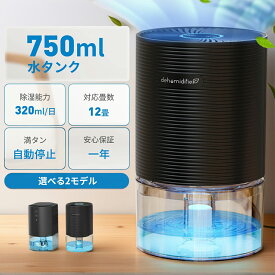 【クーポンで4080円！P10倍！】 除湿機 小型 750ml 除湿器 梅雨対策 カビ防止 強力除湿 部屋干し コンパクト 半導体式 ワンタッチ操作 衣類乾燥 七色ライト 750mlタンク 自動停止機能 寝室 脱衣所 洗面台 浴室 静音 省エネ