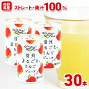 長野県産 りんごジュース ストレート 100％ お歳暮 御歳暮 信州まるごとりんごジュース 160g×30本 長野興農 ギフト 内祝い 内祝 メッセージカード付 お取り寄せ