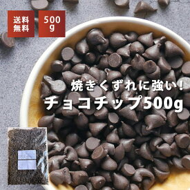 チョコチップ500g 焼き残りしやすい クッキー、パンのトッピングに チャック付き包装 送料無料 ゆうパケット