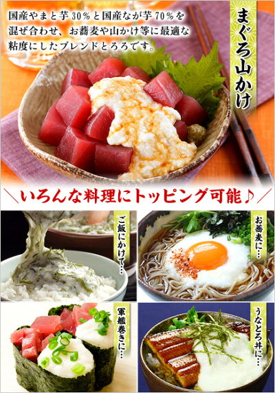 便利な個包装&冷凍保存OK!のど越しが癖になる♪国産とろろ芋(無添加)40g×20袋入り【とろろ芋】【やま芋】【長芋】