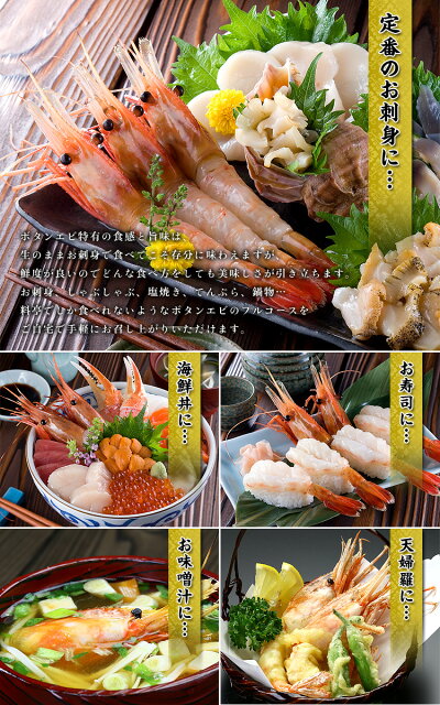 希少な超特大サイズを厳選!子持ちぼたんえび1kg/16-20尾入り(500g×2もしくは1kg×1でお届け。選択不可)送料無料で食べ放題♪【牡丹海老】【ぼたんえび】【牡丹えび】【ボタンエビ】【刺身】